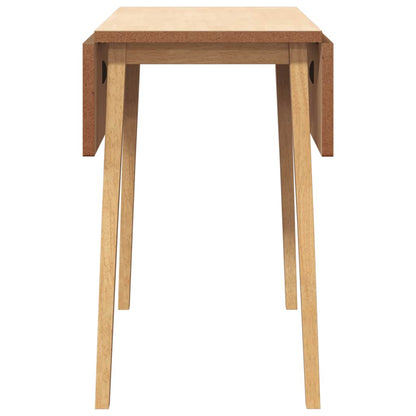 Dining Table Natural Solid Wood Rubber_4