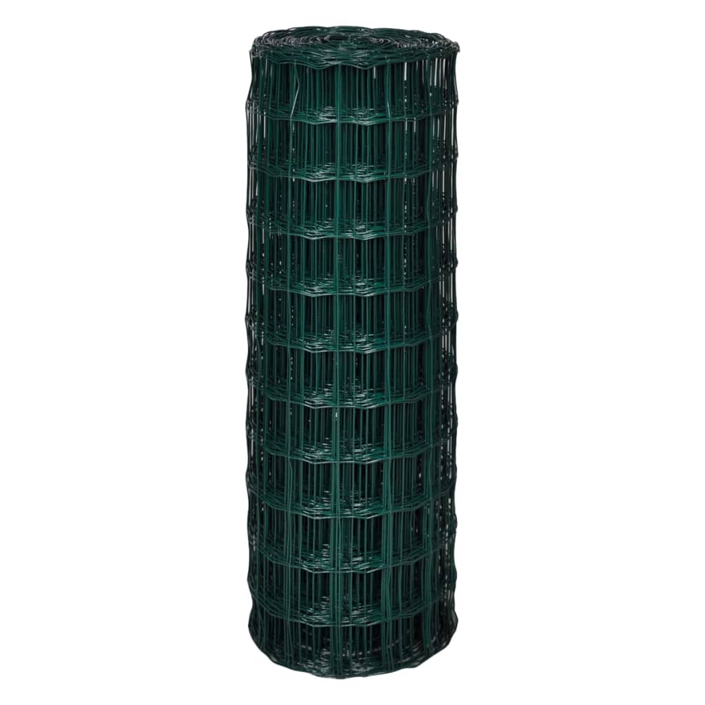 Set De Euro Valla Acero Verde 25x1,7 M / Vetonek_0
