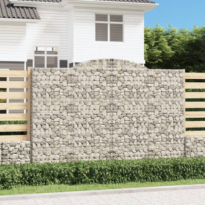 Cestas De Gaviones 4 Uds Forma De Arco Hierro 300x50x200/220 Cm_1