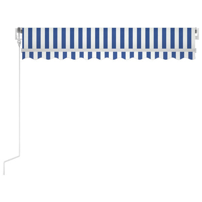Toldo Automático Retráctil Azul Y Blanco 300x250 Cm_3