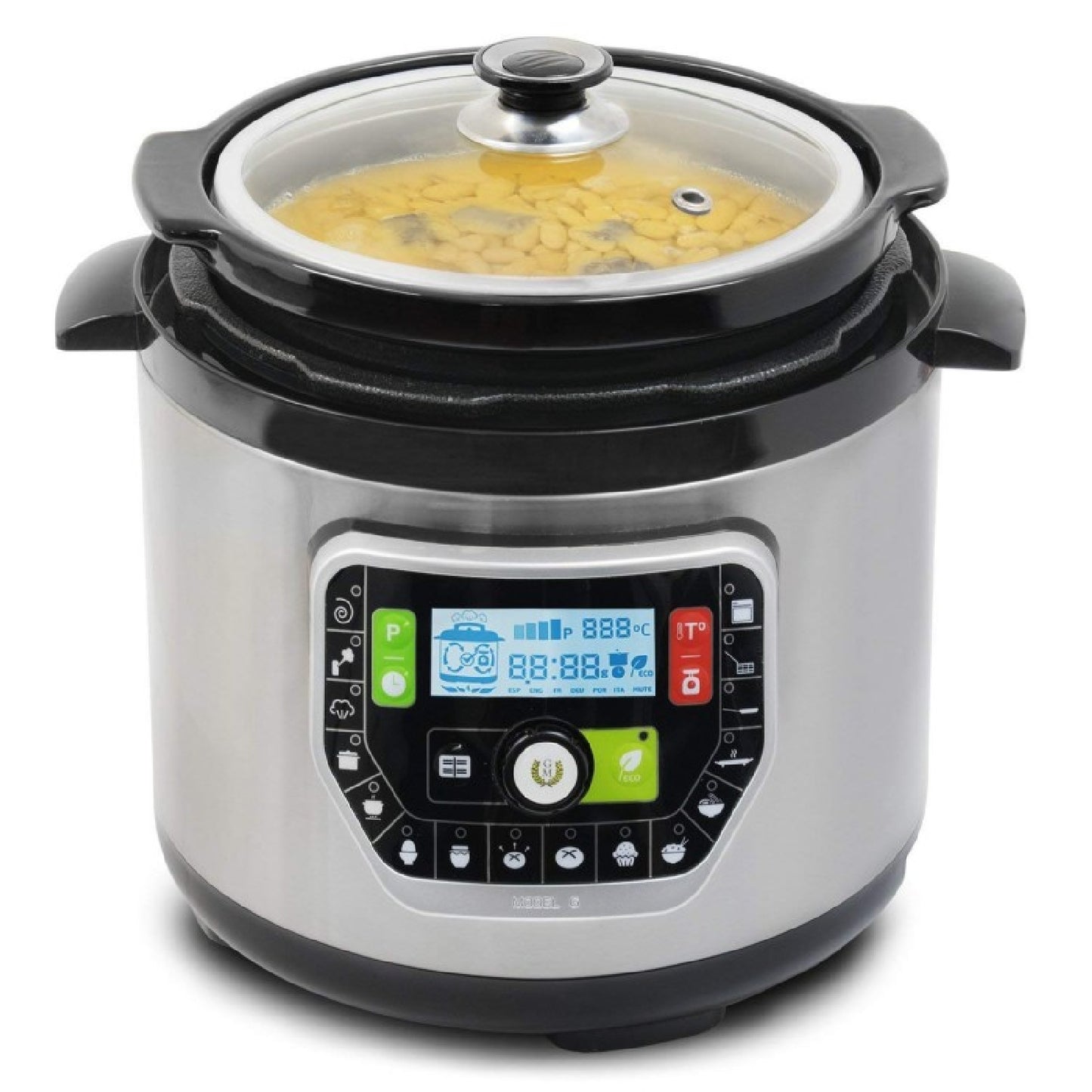 Cecotec, Cubeta De Cerámica Para Cocciones Lentas Y A Baja Temperatura Con Tu Olla Gm Programable, Con Tapa De Vidrio, Negro, Apta Para Todas Las Ol_3
