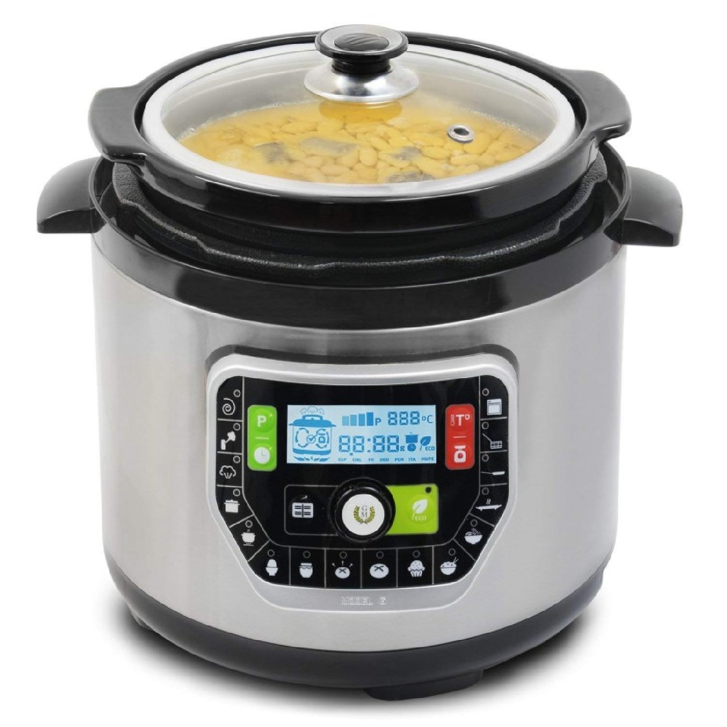 Cecotec, Cubeta De Cerámica Para Cocciones Lentas Y A Baja Temperatura Con Tu Olla Gm Programable, Con Tapa De Vidrio, Negro, Apta Para Todas Las Ol_3
