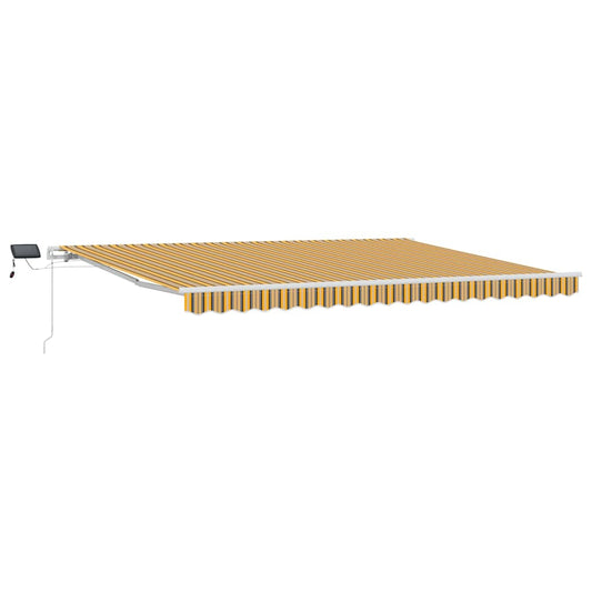 Toldo Retráctil Multicolor 450 X 300 Cm Tela Y Aluminio_0