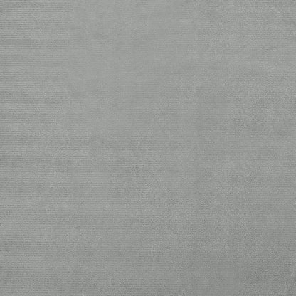 Cama Para Perros De Terciopelo Gris Claro 100x54x33 Cm / Vetonek_5