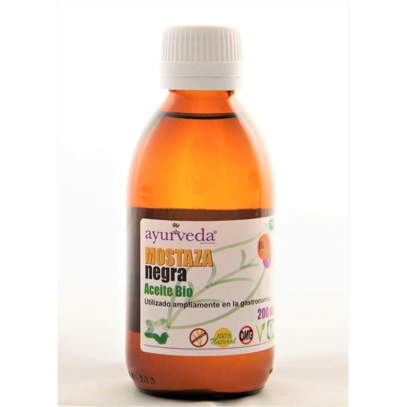 Aceite Mostaza Negra Ayurveda 200 Ml