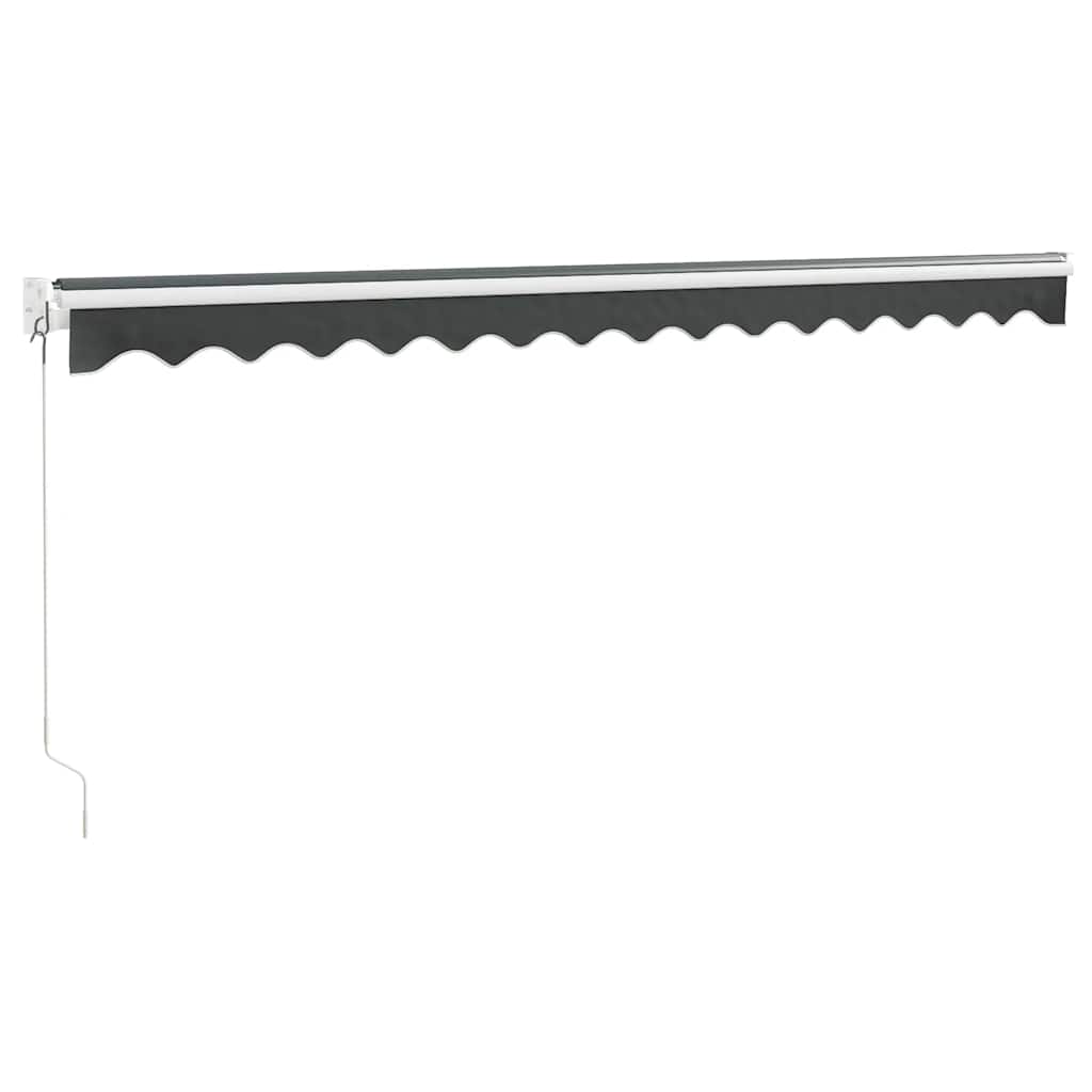 Toldo Retráctil Aluminio Y Tela Gris Antracita 4,5x3 M_5