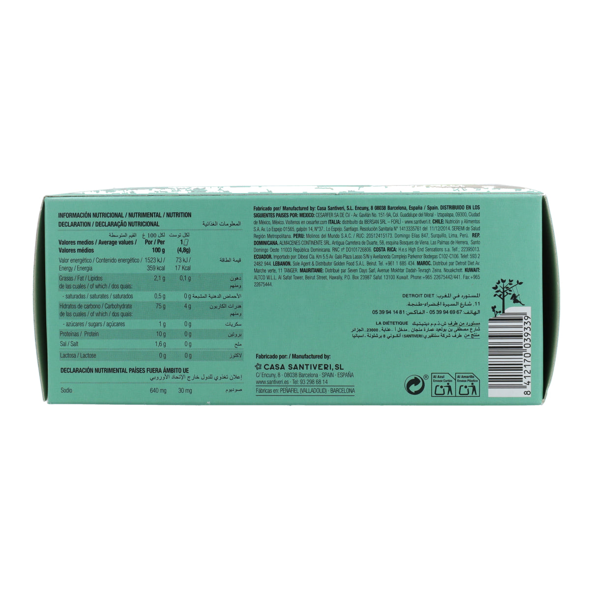 Tostadas Ligeras y Crujientes de Trigo Sarraceno Bio Santiveri 100 g