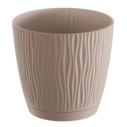 Maceta Sandy P, Dimensiones (mm) 239x239x225, Color Mocca_0