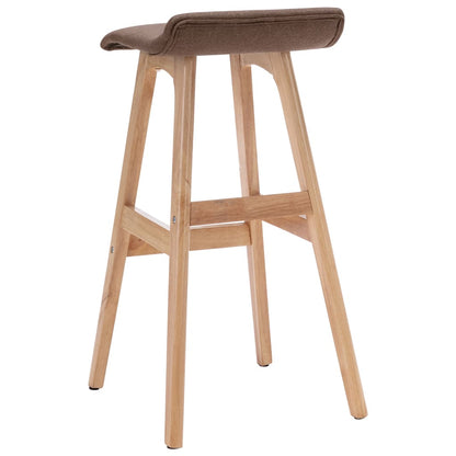 Taburete De Cocina Tela Gris Taupe_2