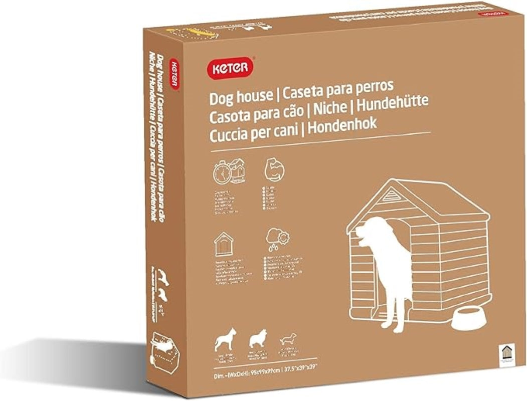 Keter Caseta De Perro 95x99x99 Wxdxh Cm