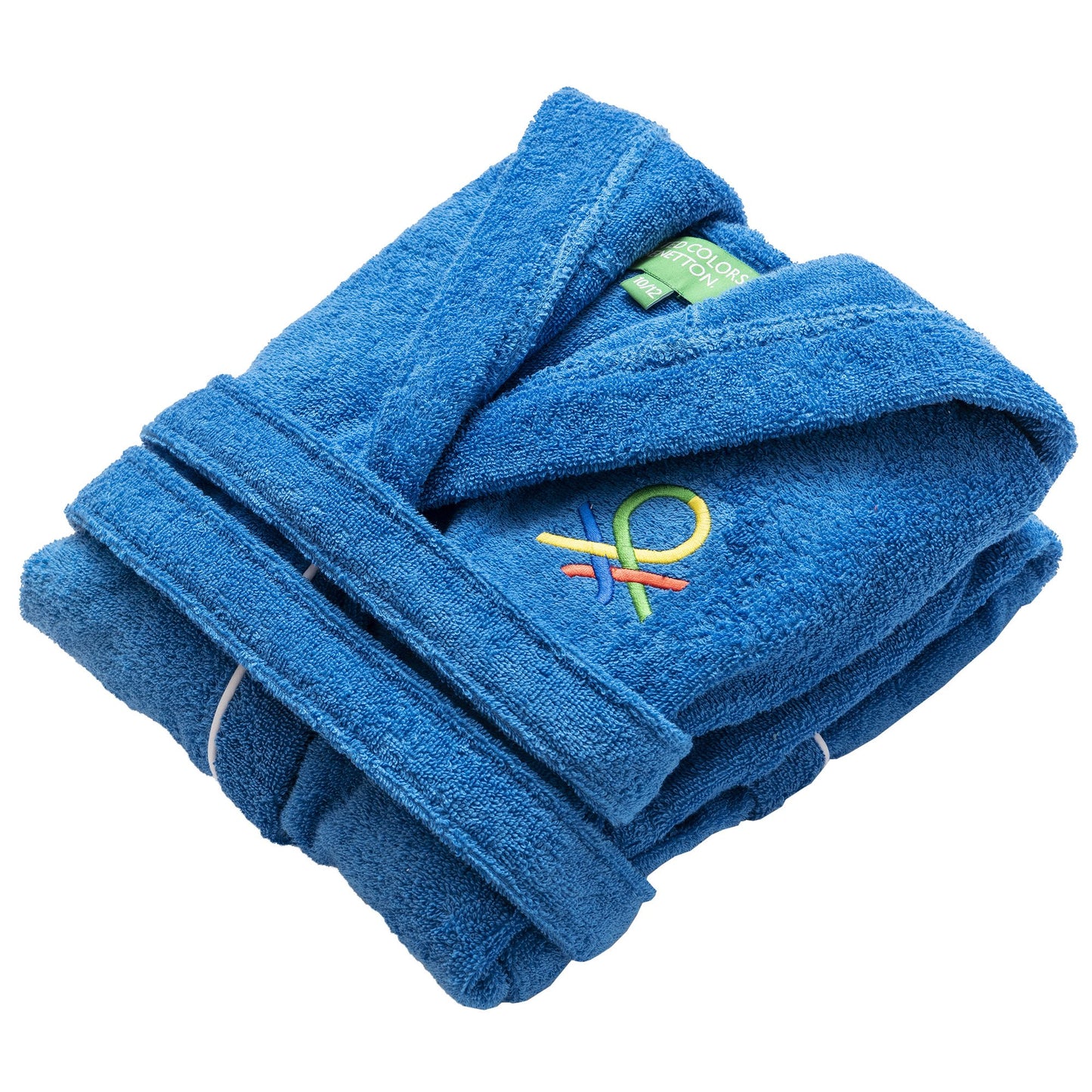 Albornoz De Niños 7-9 Años 380gsm 100% Algodón Azul Kids_1