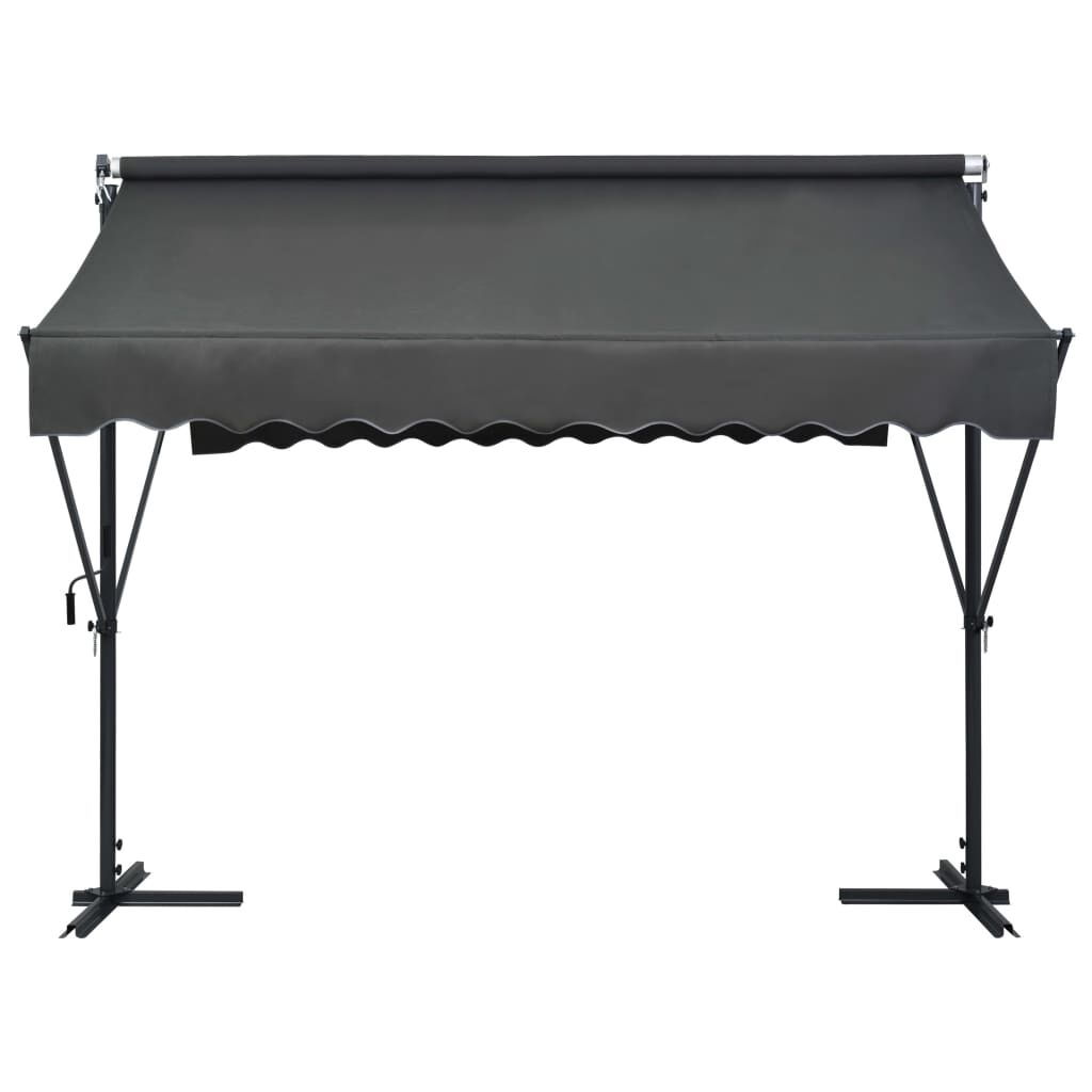 Vidaxl Toldo De Pie Independiente Gris Antracita 300x300 Cm_1