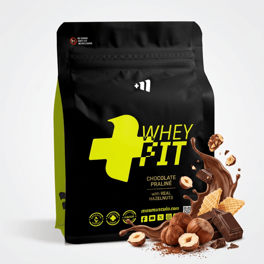 Whey Fit - 2kg - Chocolate Praliné - Aumenta La Masa Muscular - Masmusculo_0