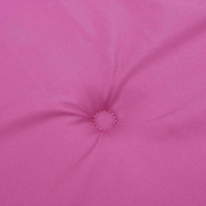 Vidaxl Cojines Para Silla De Jardín 4 Uds Tela Rosa 50x50x4 Cm_5