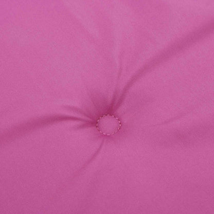 Vidaxl Cojines Para Silla De Jardín 4 Uds Tela Rosa 50x50x4 Cm_5
