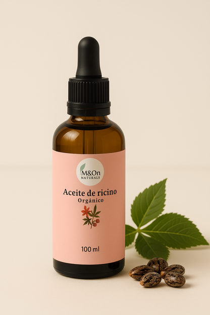 Aceite de Ricino Puro 100 ml | Fortalece Pestañas, Cejas, Cabello y Uñas | M&On Naturals_1
