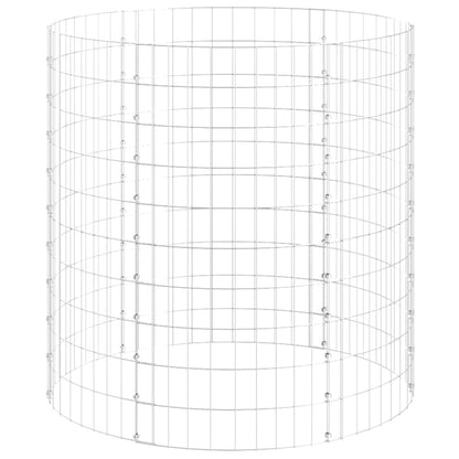 Poste Circular De Gaviones Acero Galvanizado Ø100x100 Cm / Vetonek_2