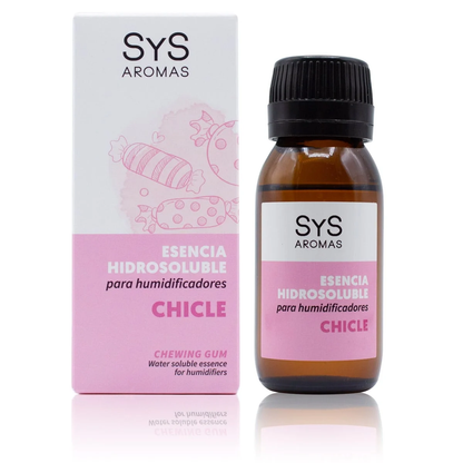 Esencia Hidrosoluble Chicle SYS Aromas 50 ml | Aroma Dulce y Afrutado | Para Humidificadores y Difusores_0