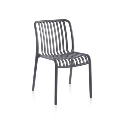 Pack 4 Sillas De Exterior Jamie Polipropileno, Gris, 58 X 80 X 46_2
