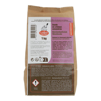 Carbonato de sodio concentrado La Droguerie Écologique  1kg