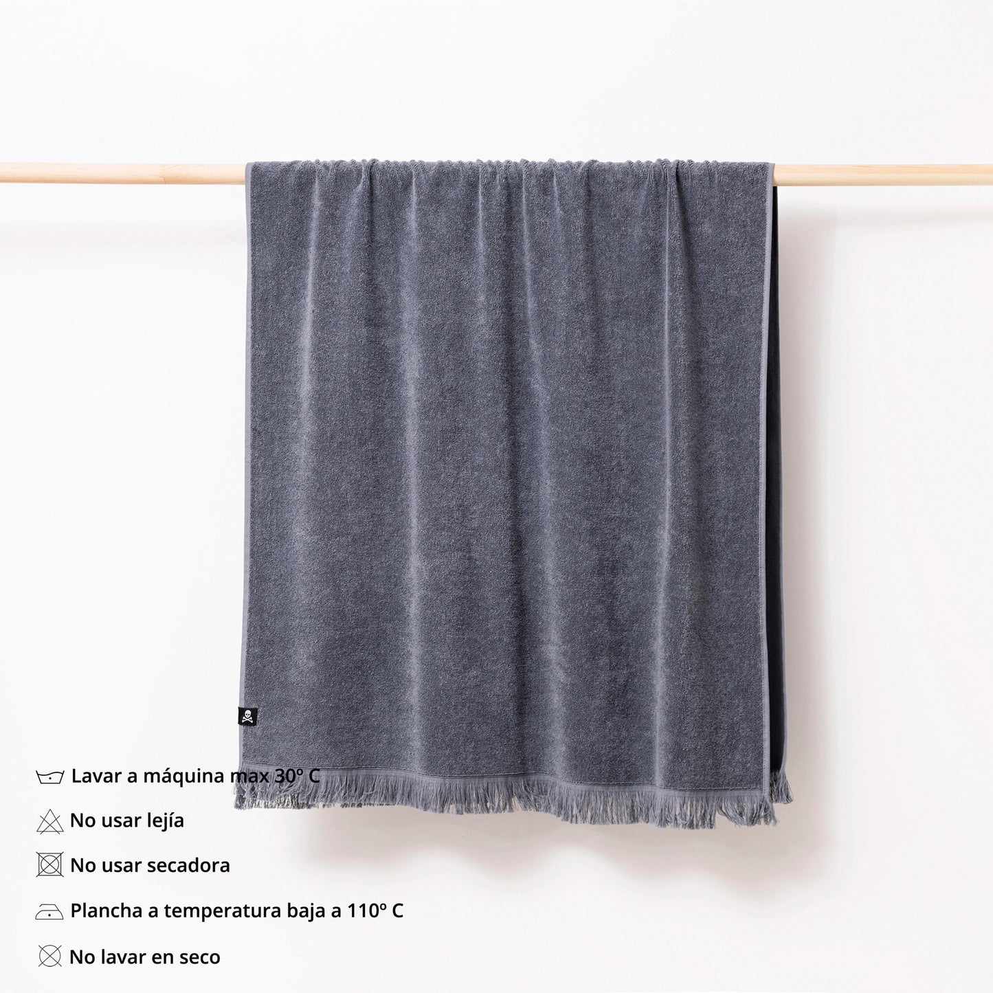 Toalla Hamman 80x165cm 100%algodón 380gsm Azul Scalpers Home_3