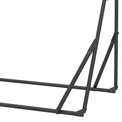 Outsunny Soporte Para Hamaca Plegable Largo 290 Cm Longitud Ajustable Negro_4