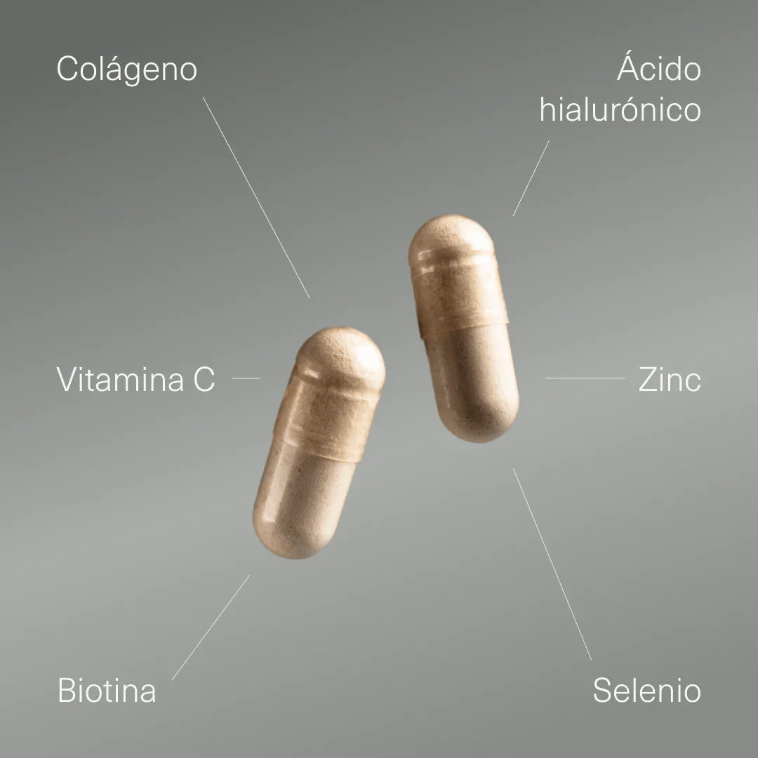 Ácido Hialurónico con Colágeno, Biotina, Vitaminas y Minerales Aldous 150 cápsulas