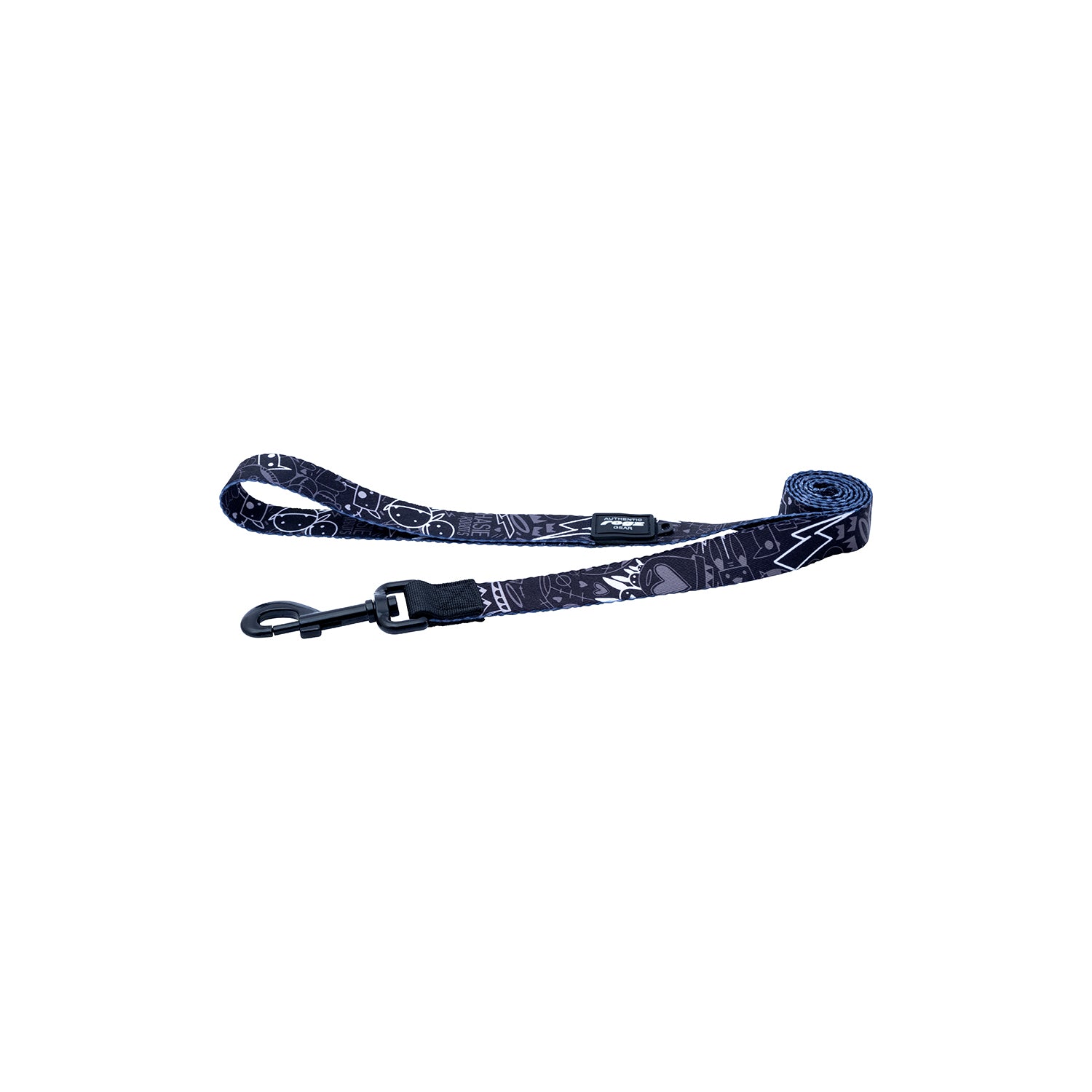 Correa Para Perro, Modelo Fusion De Rogz, Estampado Graffiti Negro. Talla L (21-40kg)_3