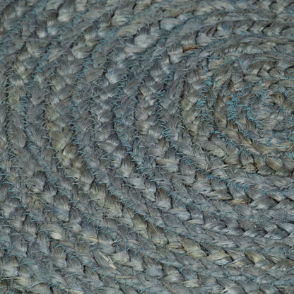 Vidaxl Alfombra De Yute Tejida A Mano Redonda Verde Oliva 120 Cm / Vetonek_4