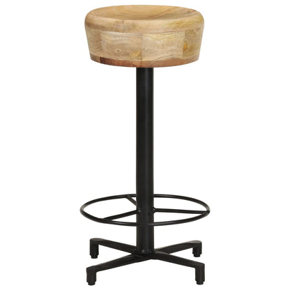 Taburetes De Cocina 2 Unidades Madera Maciza De Mango 66 Cm_1