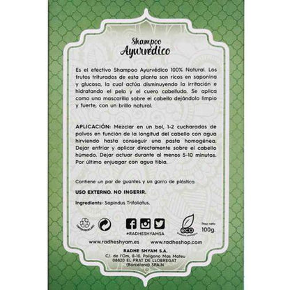 Champú Ayurvédico Aritha Rhade Shyam