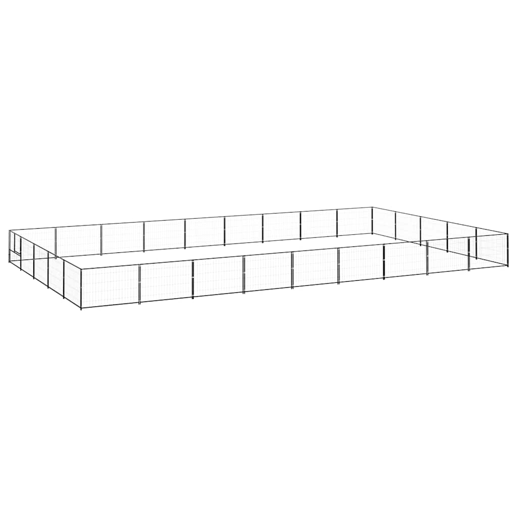 Perrera Acero 45 M² Negra_0