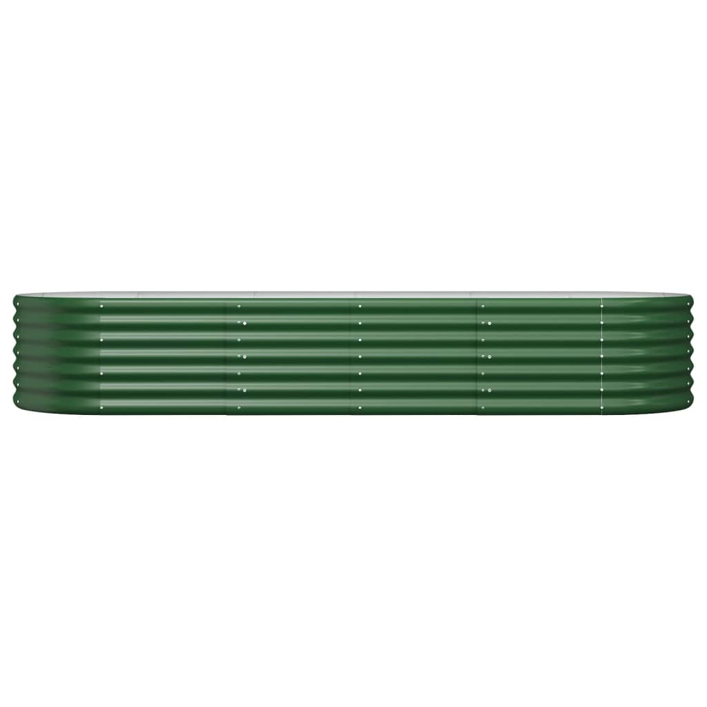 Jardinera Arriate Acero Galvanizado Verde 224x80x36 Cm_2