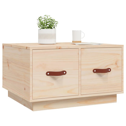 Mesa De Centro De Madera Maciza De Pino 60x53x35 Cm_2