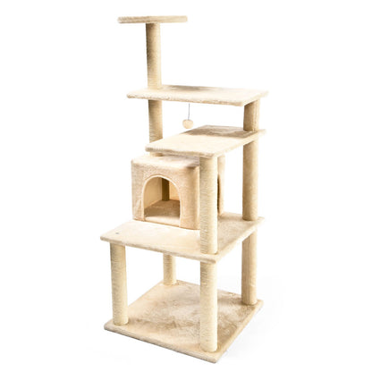 Wuapu Rascador Gato 7x1 Gris 55x55x168_4