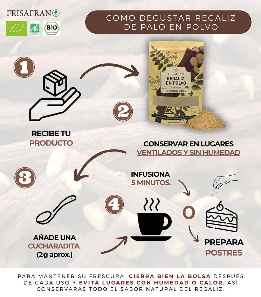 Frisafran | Regaliz De Palo En Polvo | Eco | 500g_1