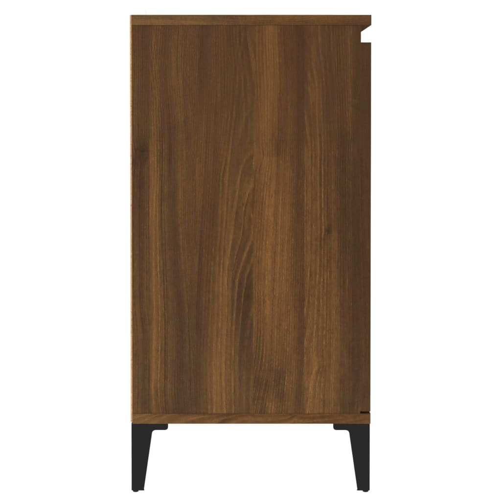Aparador De Madera Contrachapada Roble Marrón 60x35x70 Cm / Vetonek_0
