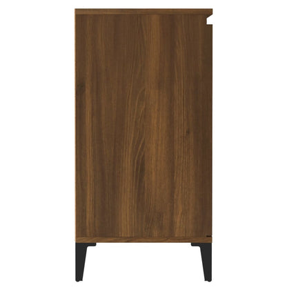 Aparador De Madera Contrachapada Roble Marrón 60x35x70 Cm / Vetonek_0