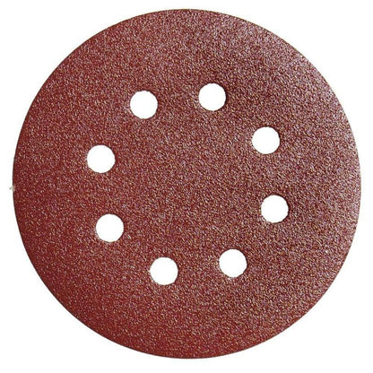 Lija Recambio Velcro Disco Ø 125 Mm. Con Agujeros Grano 240 (10 Piezas)_0