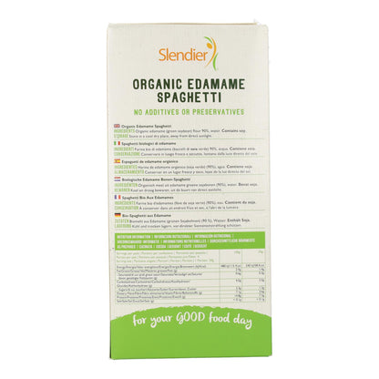 Espaguetis Veganos de Edamame Eco sin gluten Slendier 200 g