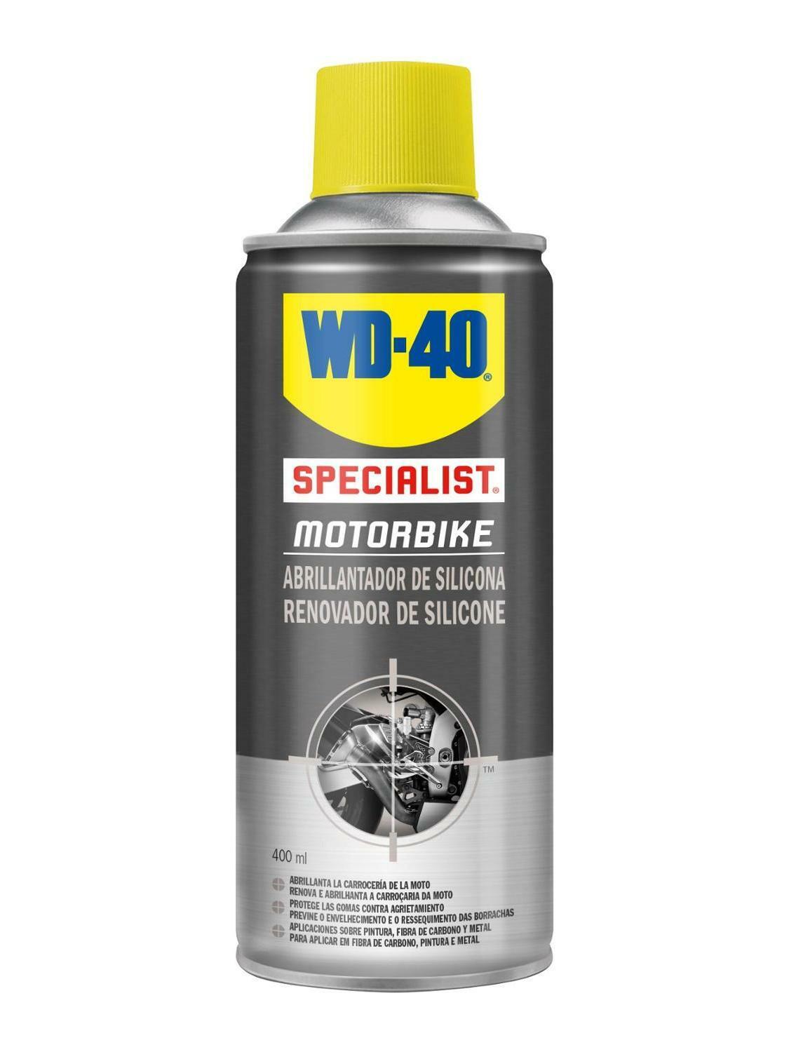 Wd40 - Abrillantador Silicona Specialist® Moto - 400 Ml - 6 Uds._0