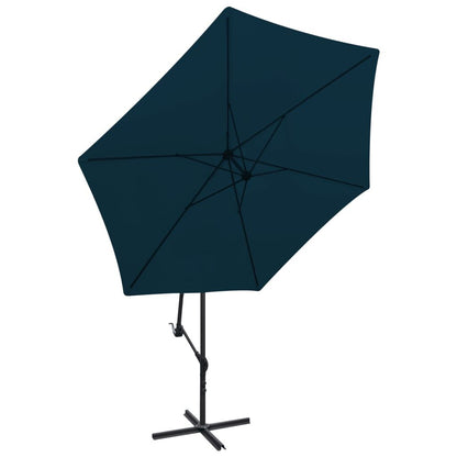 Vidaxl Sombrilla Voladiza De Jardín Azul 3 M_1