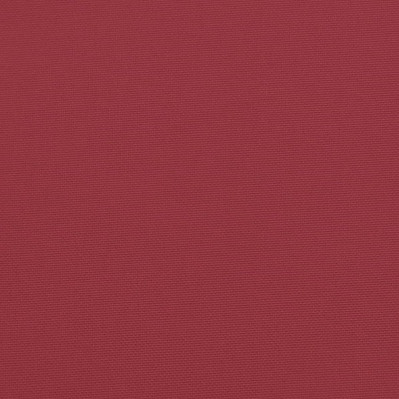 Vidaxl Cojín De Banco De Jardín Tela Oxford Rojo Tinto 180x50x3 Cm_5