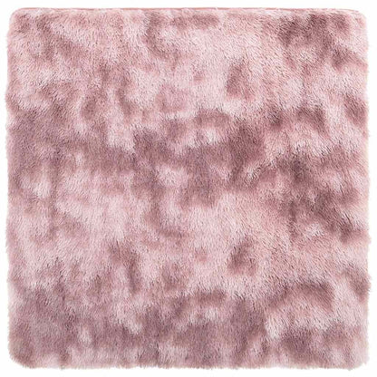 Vidaxl Alfombra De Pelo Largo Navarra Rosa Polvoriento 160x160 Cm_0