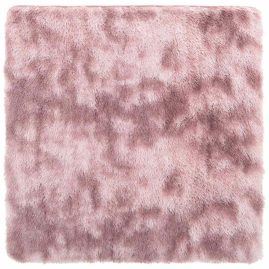 Vidaxl Alfombra De Pelo Largo Navarra Rosa Polvoriento 160x160 Cm_0