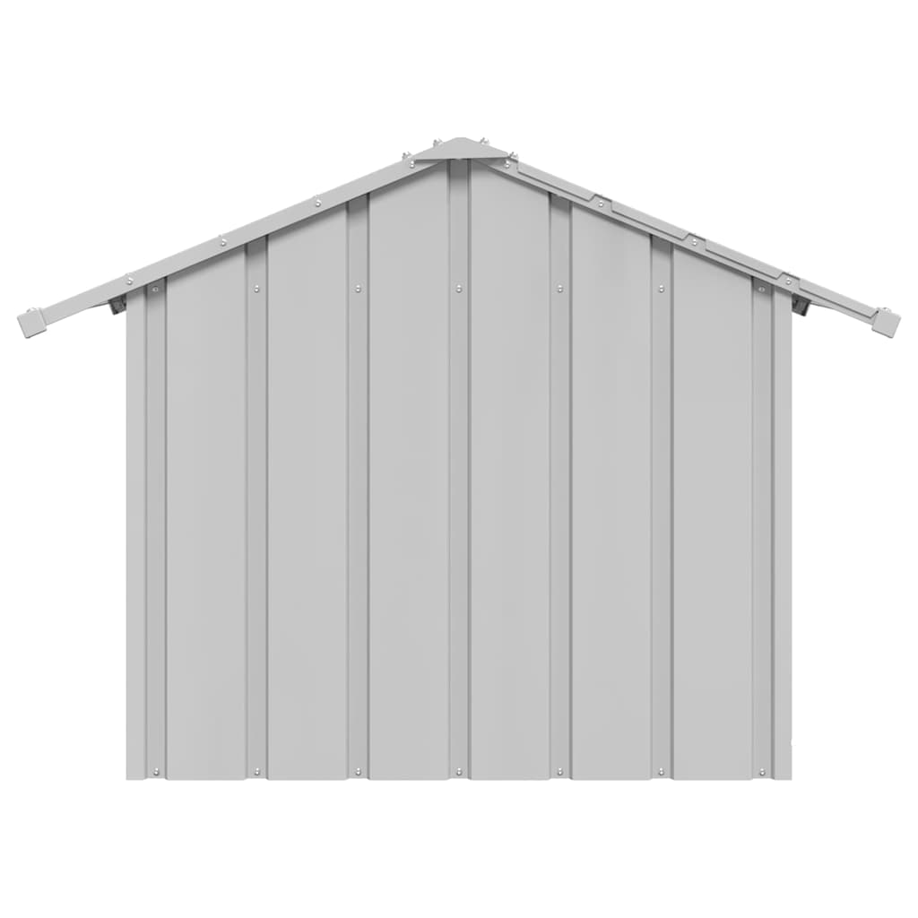 Caseta Para Perros Con Techo Acero Galvanizado 85x107x81 Cm_3