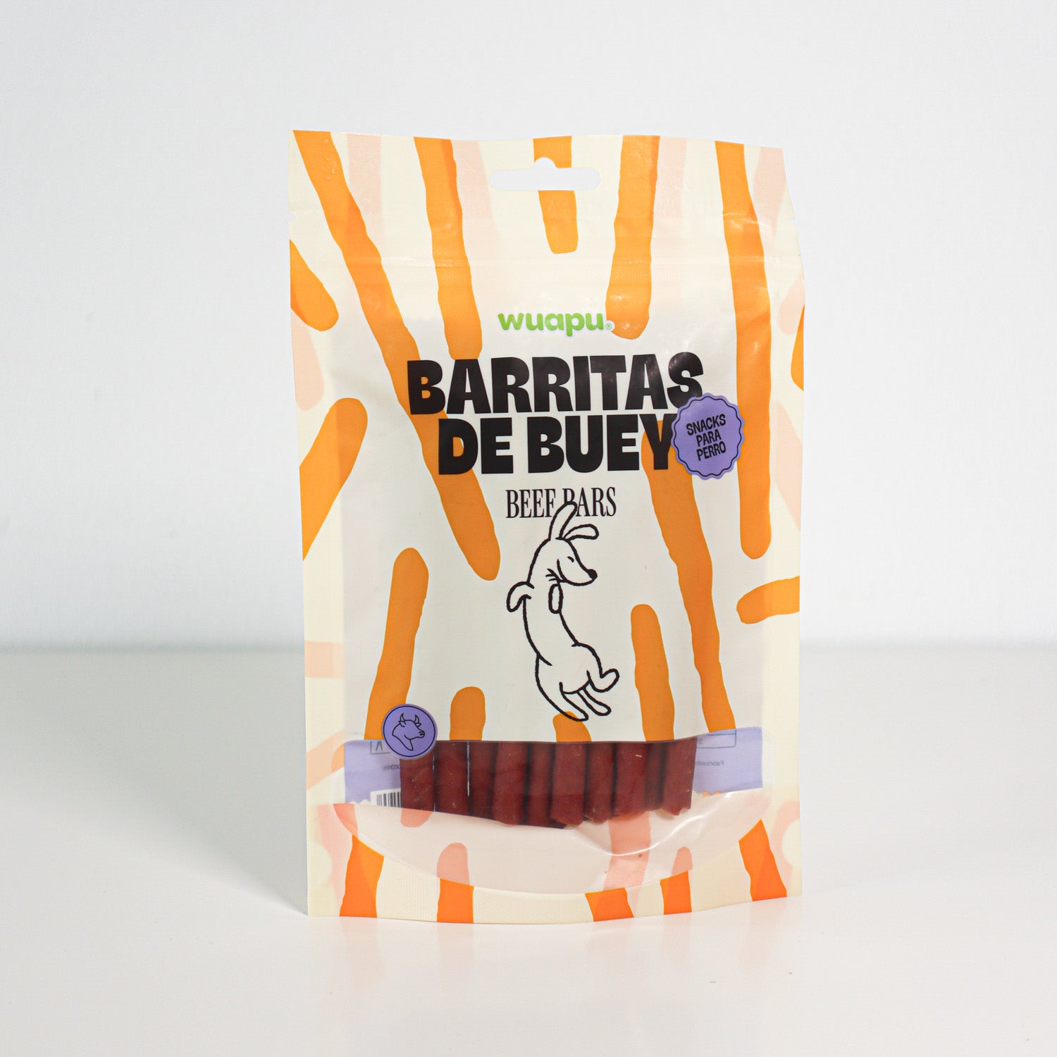 Snack Para Perro En Barritas Semihúmedas De Cordero 12 Paq X (100gr) Wuapu_5