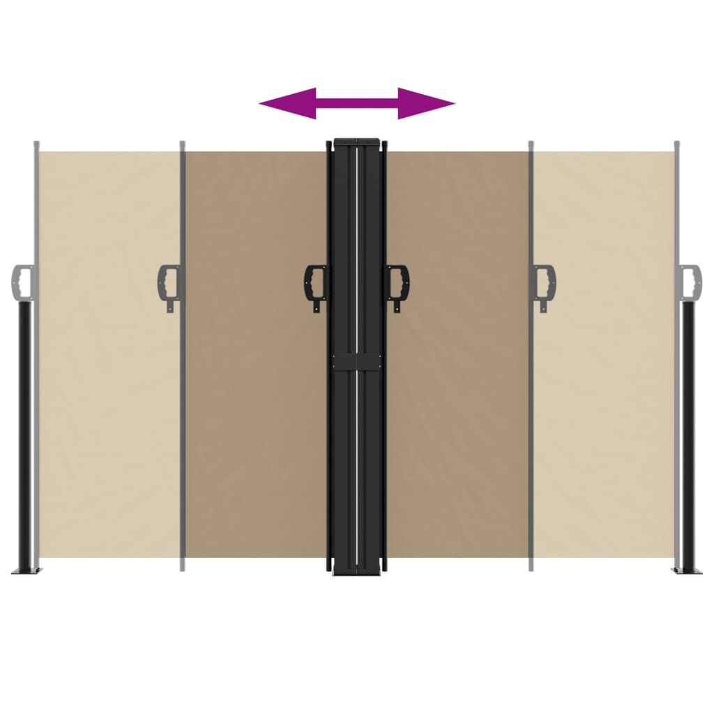 Vidaxl Toldo Lateral Retráctil Gris Taupe 160x600 Cm_4