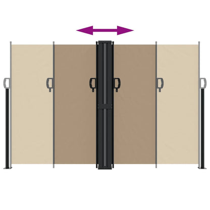 Vidaxl Toldo Lateral Retráctil Gris Taupe 160x600 Cm_4