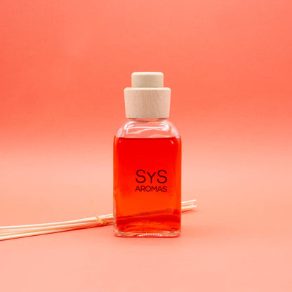 Ambientador Mikado Frutos Rojos Mármol SYS Aromas 220 ml | Aroma Afrutado y Dulce | Estimulante_4